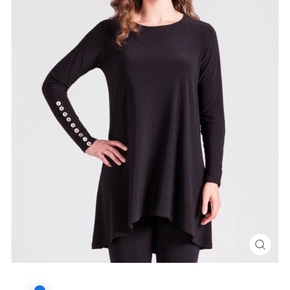 SYMPLI TUNIC- NUDIVA TUNIC METAL BUTTONS sz 8 #R1